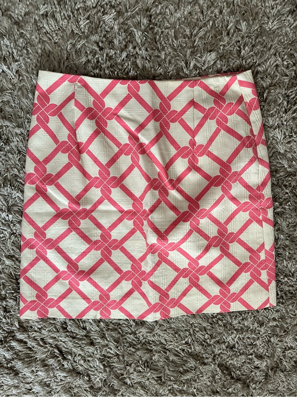 Milly Of New York Mini Skirt Pink & white Summertime Size 6